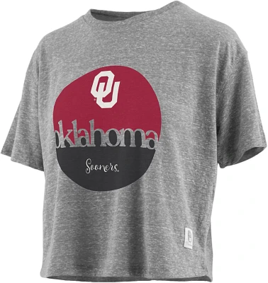 Three Square Women's University of Oklahoma Knobi Jasper Stanwick Cropped T-shirt