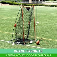 GoSports 7 ft x 4 ft Football Kicking Net                                                                                       