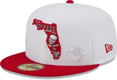 New Era Men's Tampa Bay Buccaneers State 59FIFTY Cap                                                                            