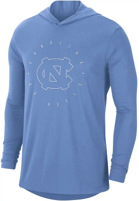 Nike Men's University of North Carolina Dri-FIT Long Sleeve Hooded T-shirt