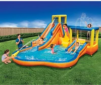 Banzai Slide 'N Bounce 6-Person Splash Park                                                                                     