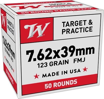 Winchester 7.62 x 39mm 123-Grain Rifle Shotshell Ammunition
