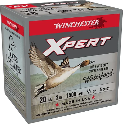 Winchester Xpert Steel Shot 20 Gauge Shotshells - 25 Rounds                                                                     