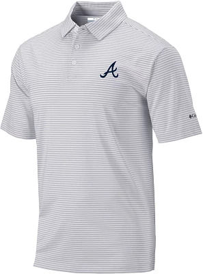 Columbia Sportswear Men's Atlanta Braves Club Invite Polo Shirt