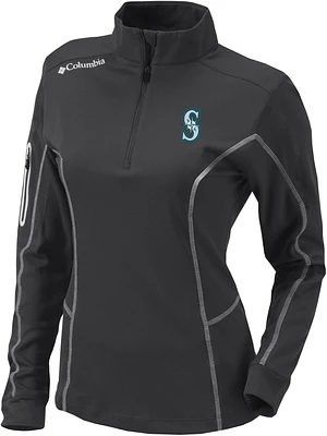 Columbia Sportswear Women's Seattle Mariners Shotgun 1/4 Zip Pullover