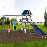 Sportspower Mill Creek Canyon Wooden Swing Set                                                                                  