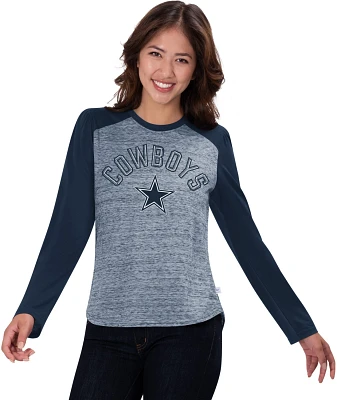 G-III Women's Dallas Cowboys Wildcard Graphic Long Sleeve T-shirt