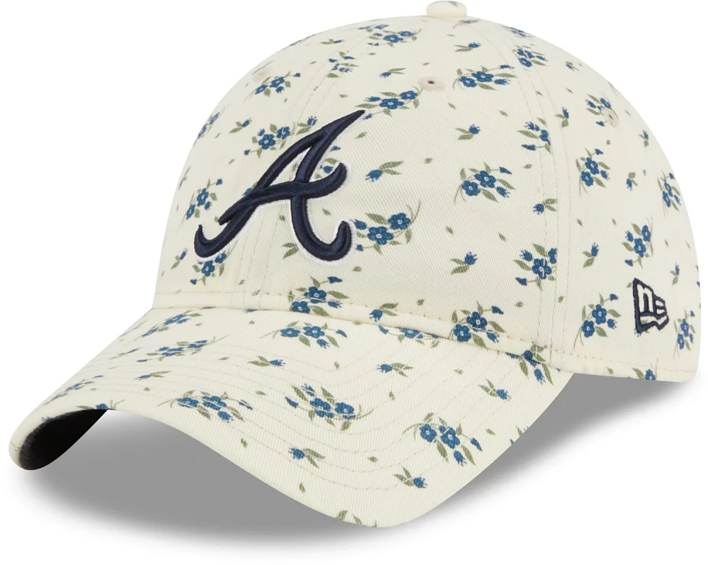 New Era Women's Atlanta Braves Bloom Adjustable 9TWENTY Cap                                                                     