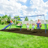 Sportspower Rosemead Metal Swing and Slide Set                                                                                  