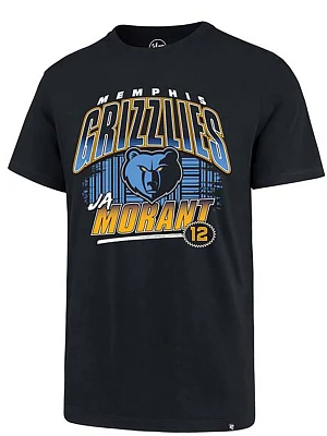 '47 Men's Memphis Grizzlies Ja Morant 12 City Edition Super Rival N&N T-shirt                                                   