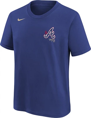 Nike Boys’ Atlanta Braves Wordmark Graphic T-shirt