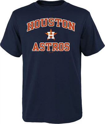 Outerstuff Boys' 4-7 Houston Astros Heart and Soul T-shirt                                                                      