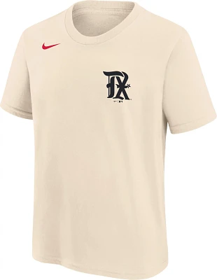 Nike Boys’ Texas Rangers Wordmark Graphic T-shirt