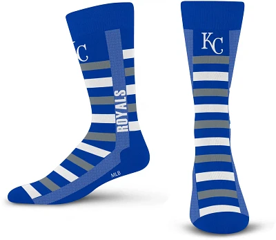For Bare Feet Kansas City Royals Word Crosswalk Socks                                                                           