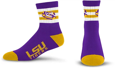 For Bare Feet Louisiana State University 5-Stripe Logo Socks                                                                    