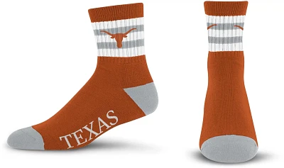 For Bare Feet University of Texas 5-Stripe Logo Socks                                                                           