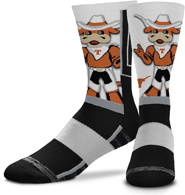 For Bare Feet University of Texas Mascot Snoop Crew Socks                                                                       