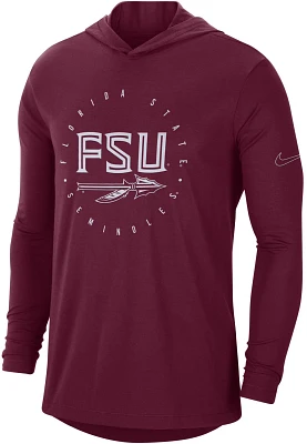 Nike Men's Florida State University Dri-FIT Long Sleeve Hooded T-shirt