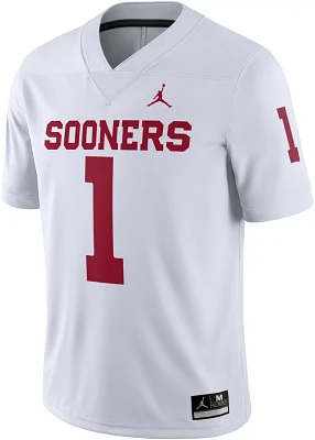 Jordan Men's University of Oklahoma Football Road Replica Jersey