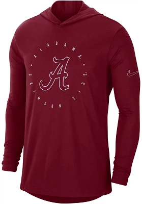 Nike Men's University of Alabama Dri-FIT Long Sleeve Hooded T-shirt