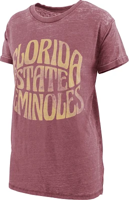 Three Square Women’s Florida State University Vintage Boyfriend Goldie Graphic T-shirt