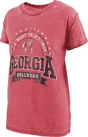 Three Square Women's University of Georgia Vintage Boyfriend Captain T-shirt