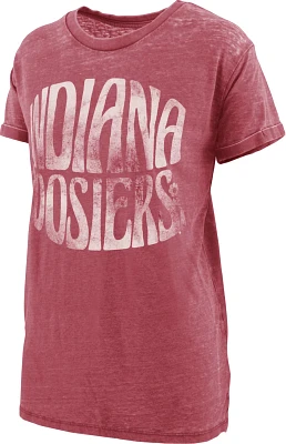 Three Square Women’s Indiana University Vintage Boyfriend Goldie Graphic T-shirt