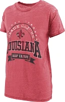 Three Square Women's University of Louisiana at Lafayette Vintage Boyfriend Captain T-shirt                                     