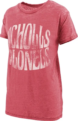 Three Square Women’s Nicholls State University Vintage Boyfriend Goldie Graphic T-shirt