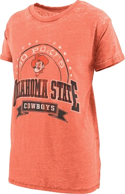 Three Square Women's Oklahoma State University Vintage Boyfriend Captain T-shirt