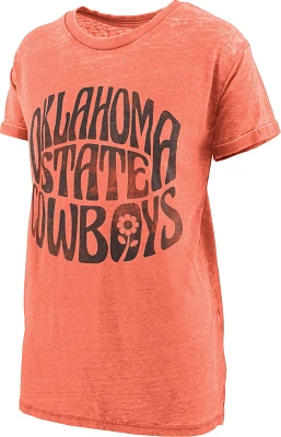 Three Square Women’s Oklahoma State University Vintage Boyfriend Goldie Graphic T-shirt