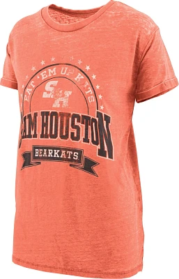 Three Square Women's Sam Houston State University Vintage Boyfriend Captain T-shirt