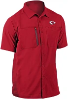 Antigua Men's Kansas City Chiefs Kickoff Woven Shirt