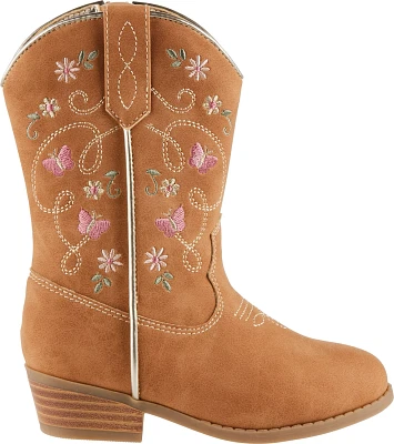 Magellan Outdoors Toddlers' Butterfly Embroidered Western Boots                                                                 