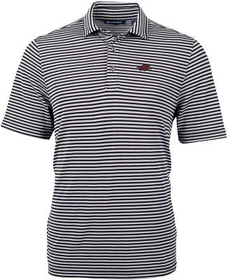 Cutter & Buck Men's University of Arkansas Virtue ECO Recycled Striped Pique Polo