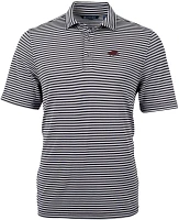 Cutter & Buck Men's University of Arkansas Virtue ECO Recycled Striped Pique Polo