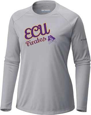 Columbia Sportswear Women's East Carolina University Tidal II Long Sleeve T-shirt