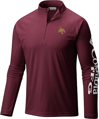 Columbia Sportswear Men's Texas State University Terminal Tackle 1/4 Zip Sweatshirt