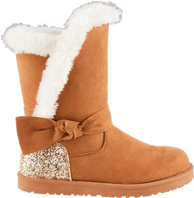 Magellan Outdoors Youth Glitter Faux Fur Boots                                                                                  