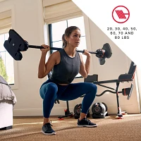 Bowflex SelectTech 2080 Barbell w/ Curl Bar                                                                                     