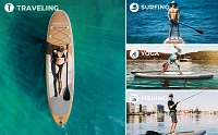 InQracer Inflatable 10 ft 6 in Stand Up Paddle Board                                                                            