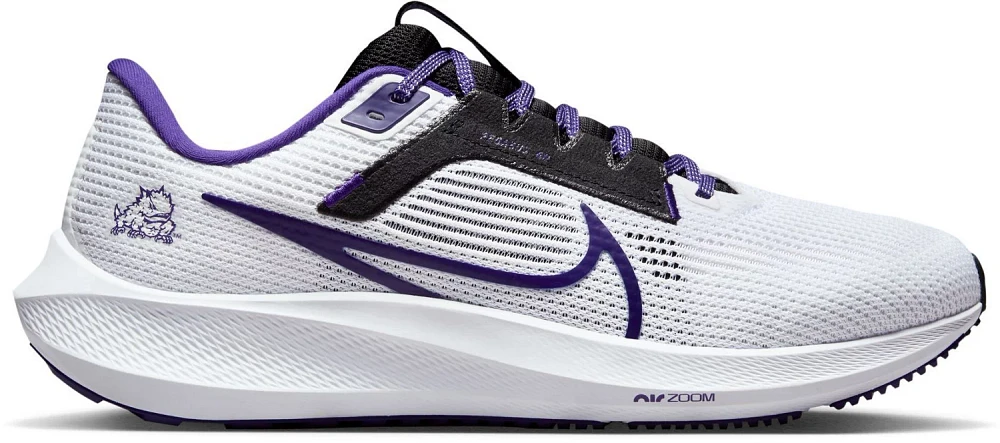 Nike Men's Texas Christian University Air Zoom Pegasus 40 Running Shoes                                                         