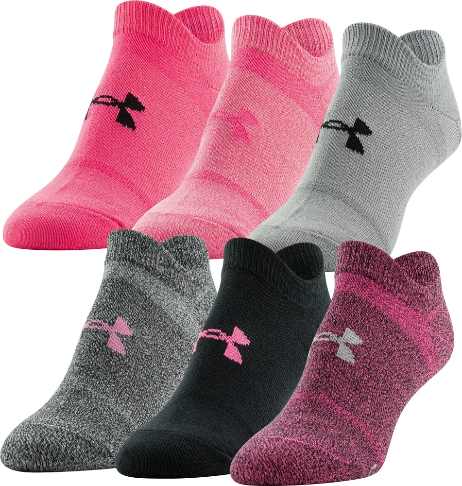 Under Armour Essential Lightweight No Show Socks 6-Pack