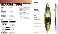 Pelican Maxim 100X Angler 10 ft Kayak                                                                                           