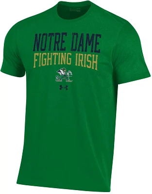 Under Armour Men's University of Notre Dame Performance Cotton T-shirt