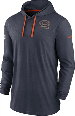 Nike Men's Chicago Bears Dri-FIT Drift Long Sleeve Pullover Hooded Shirt                                                        