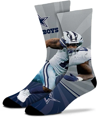 For Bare Feet Adults' Dallas Cowboys Micah Parsons 11 Record Breaker Crew Socks                                                 