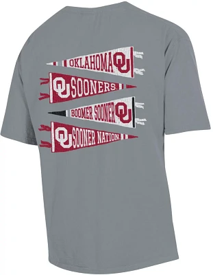 GEAR FOR SPORTS Men's University of Oklahoma Comfort Wash Team Pennants T-shirt