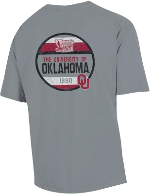 GEAR FOR SPORTS Men's University of Oklahoma Comfort Wash Circle T-shirt