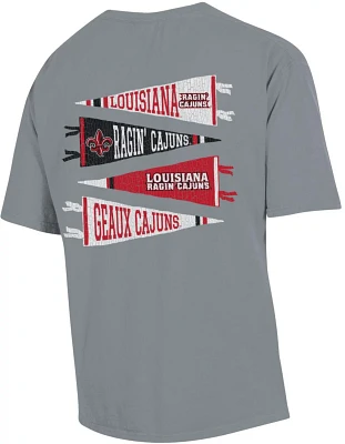 GEAR FOR SPORTS Men's University of Louisiana at Lafayette Comfort Wash Team Pennants T-shirt